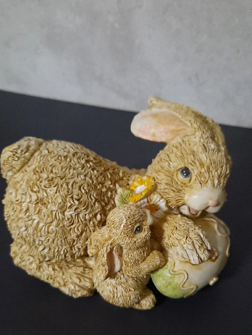 Beige Bunny Figurine with Decorative Egg - Picture 5 of 7